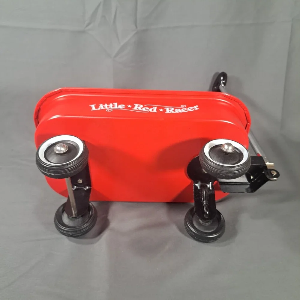 Little Red Racer‎ Miniature Metal Wagon Red Toy Decorative Display Prop Classic